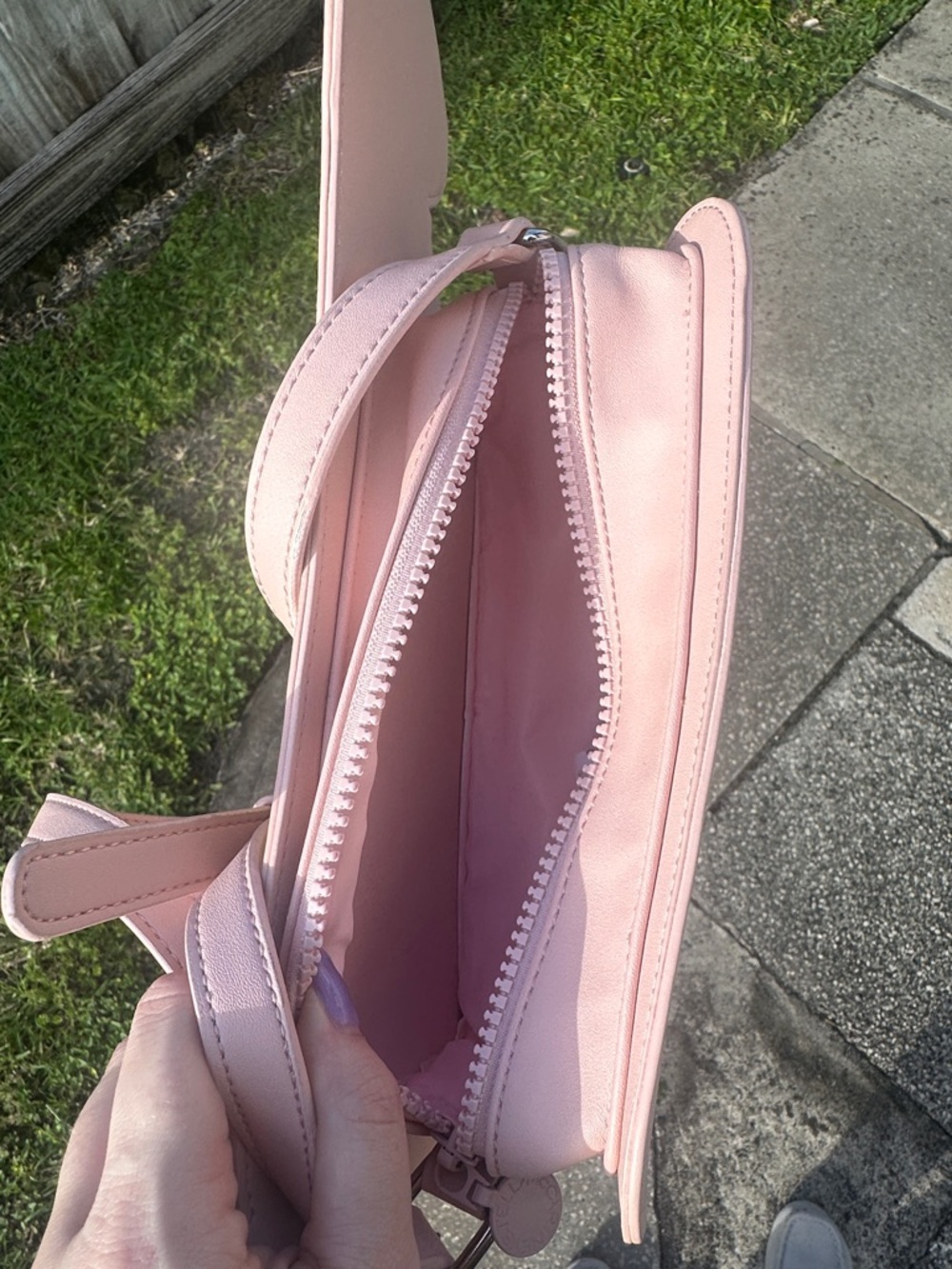 Stella McCartney Kids Dachshund Dog Crossbody Bag Pink Yellow Blue - Picture 6 of 6